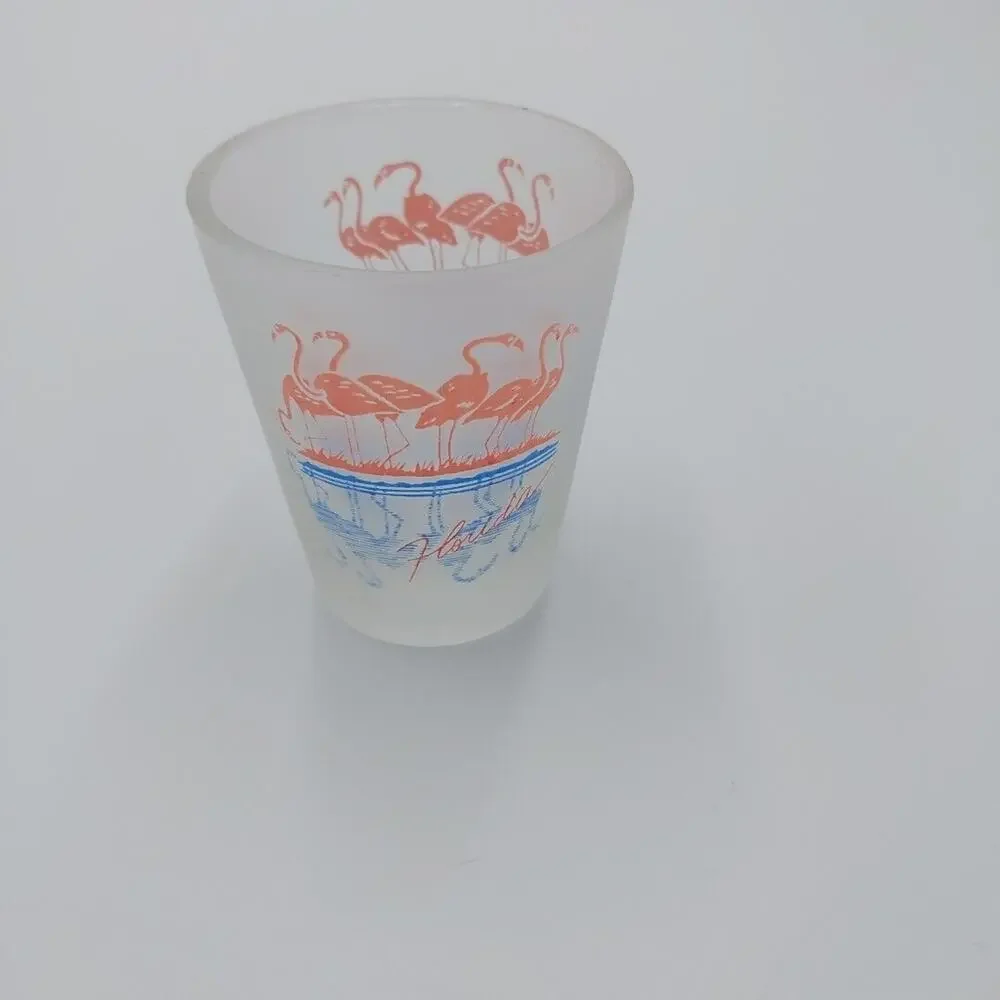 State Of Florida Souvenir Shot Glass Frosted‎